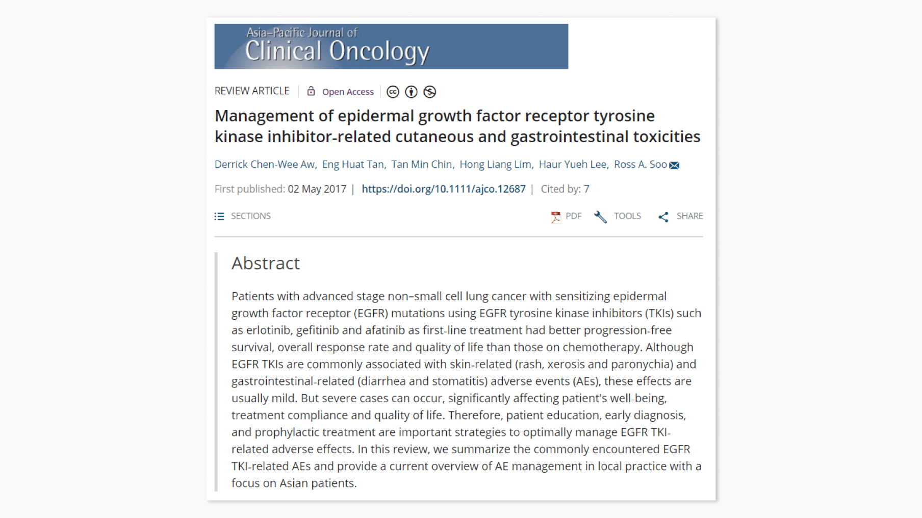 clinical oncology image