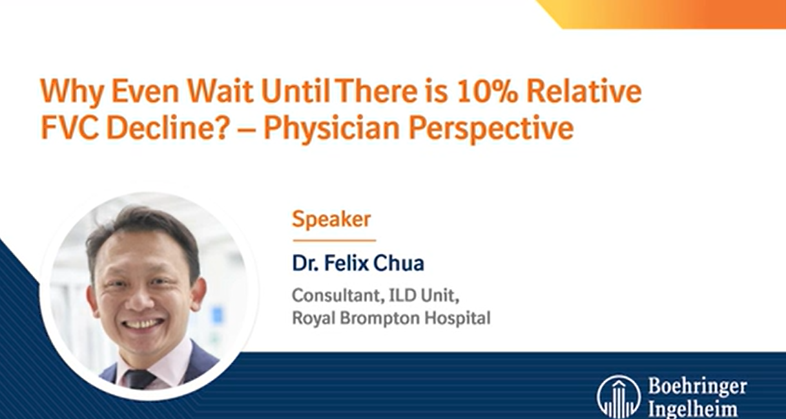 FSIN||Why even wait until there is 10% relative FVC decline? – Physician Perspective video snippet