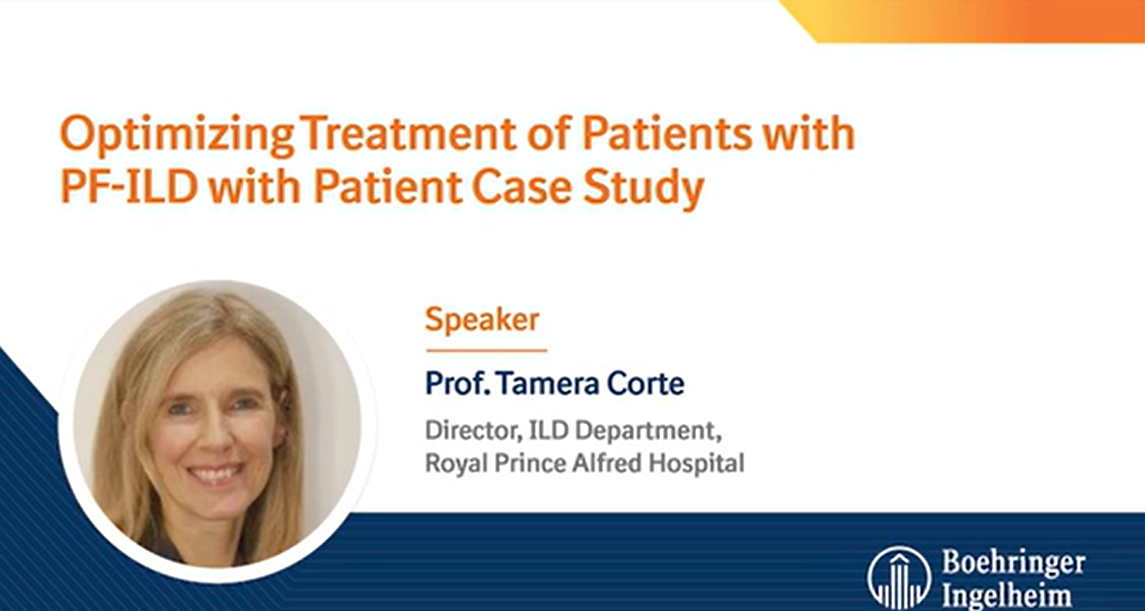 FSIN||Optimizing treatment of patients with PF-ILD with patient case study- Expert Lecture