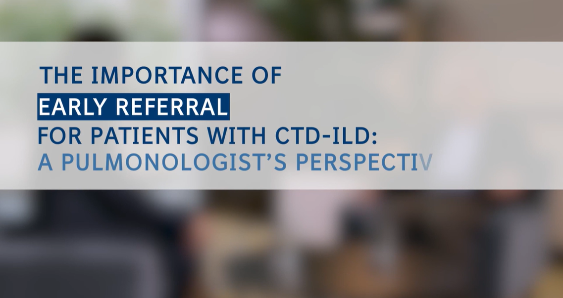 COLL4B||Importance of Early Referral in CTD-ILD