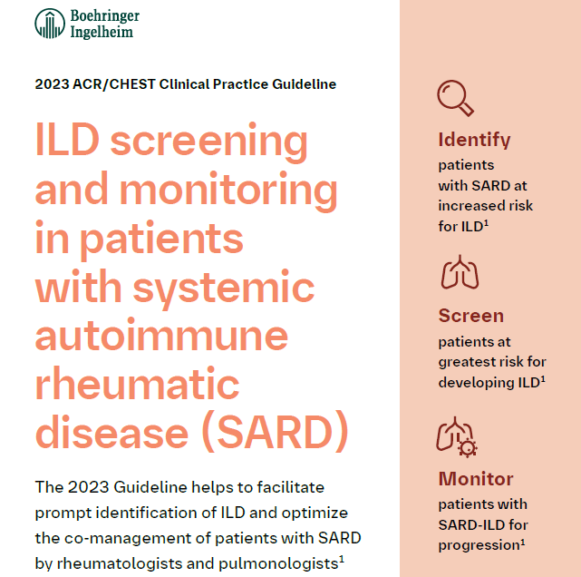 ACR SARD-ILD guideline leaflet