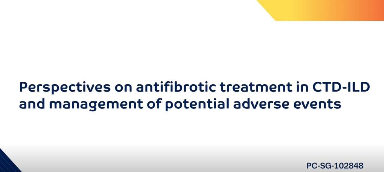 COLL4B||Perspectives on AF treatment in CTD-ILD and management of potential AEs