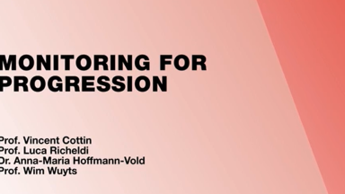 DSE EE Video: Monitoring for Progression